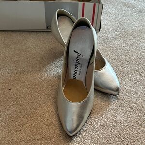 Silver Women's Heels